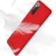 Mercury Soft Silicone Case hátlap, tok iPhone 13 Pro Max 6.7", piros