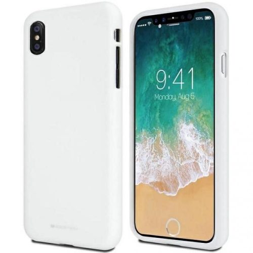 Mercury Soft Silicone Case hátlap, tok Xiaomi Mi 9, fehér