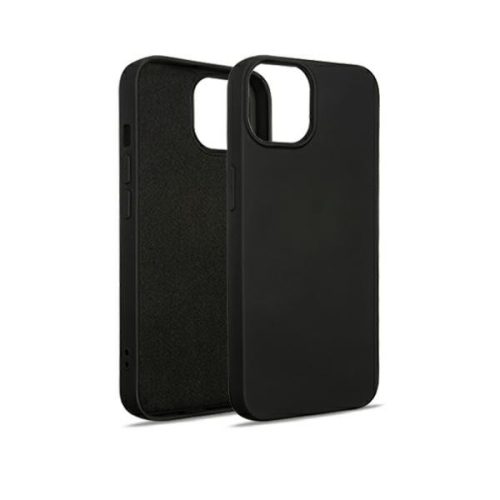 Beline Silicone Case, hátlap, tok iPhone 15 6.1" 6.1", fekete