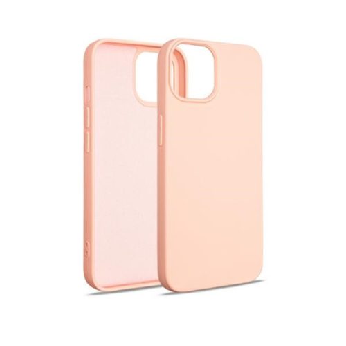 Beline Silicone Case hátlap, tok iPhone 15 6.1", rozéarany