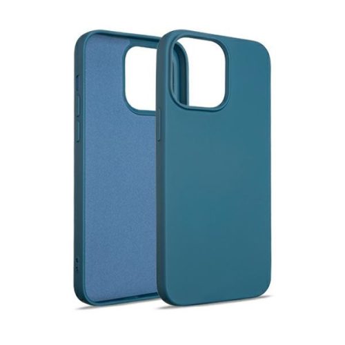 Beline Silicone Case, hátlap, tok iPhone 15 Pro Max 6.7", kék