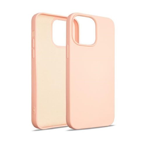 Beline Silicone Case hátlap, tok iPhone 15 Pro Max 6.7", rozéarany