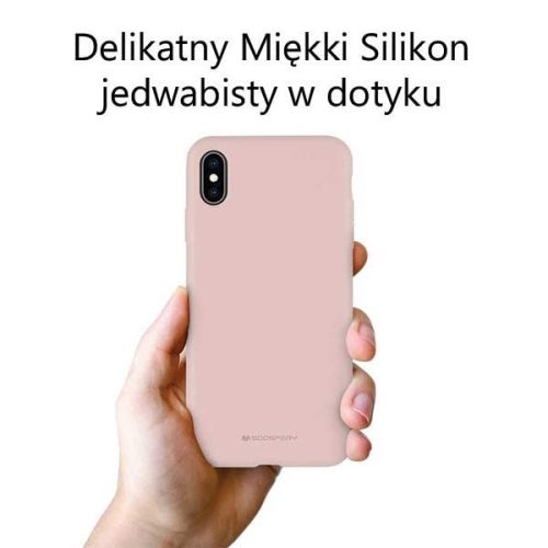 Mercury Silicone hátlap, tok iPhone 14 Pro 6.1", rózsaszín