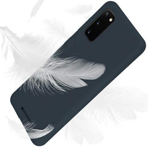 Mercury Soft Silicone Case hátlap, tok iPhone 14 Pro 6,1", sötétkék