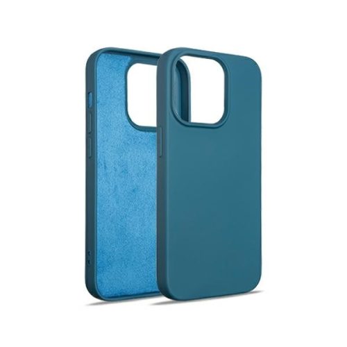 Beline Silicone Case, hátlap, tok iPhone 14 Pro 6.1", kék