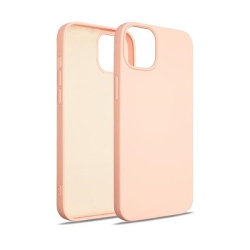 Beline Silicone Case hátlap, tok iPhone 14 Plus 6.7", rozéarany