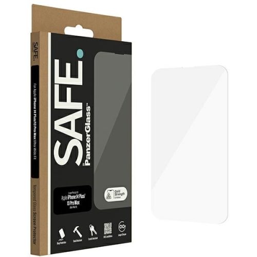 SAFE by PanzerGlass iPhone 14 Plus/13 Pro Max kijelzővédő üvegfólia Ultra-Wide Fit