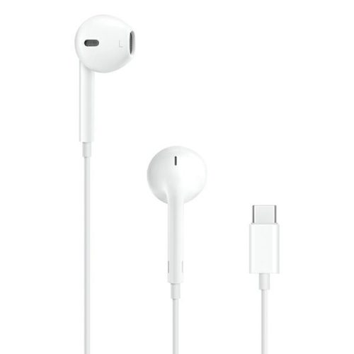 Apple Earpods (MTJY3ZM/A) gyári vezetékes headset, fülhallgató, USB-C, fehér