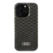   Audi IML Stitching Pattern MagSafe iPhone 16 Pro (AU-IMLMIP16P-Q5/D3-BK) Magsafe kompatiblis hátlap, tok, fekete