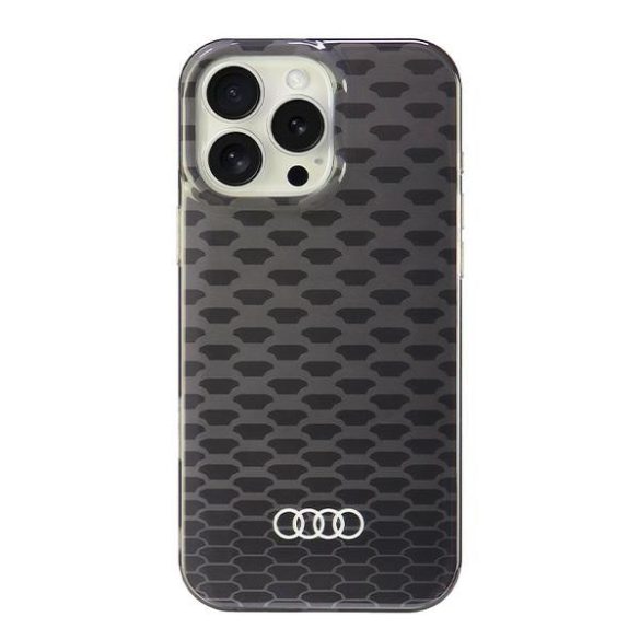 Audi IML Stitching Pattern MagSafe iPhone 16 Pro Max (AU-IMLMIP16PM-Q5/D3-BK) Magsafe kompatiblis hátlap, tok, fekete