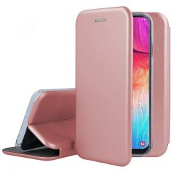   Beline Book Magnetic Samsung  Galaxy A15 4G/5G oldalra nyíló tok, rozé arany