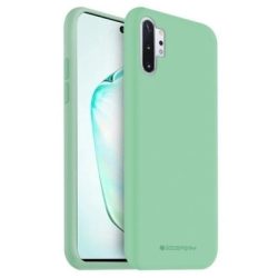   Mercury Goospery Soft Jelly Case Samsung Galaxy Note 10 Plus hátlap, tok, menta zöld