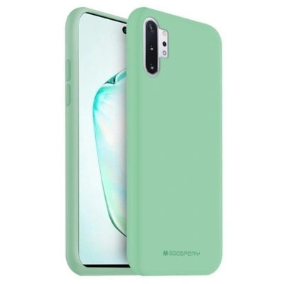 Mercury Goospery Soft Jelly Case Samsung Galaxy Note 10 Plus hátlap, tok, menta zöld