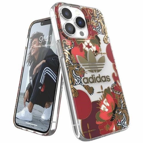 Adidas Original Snap Case AOP CNY iPhone 13/13 Pro hátlap, tok, piros