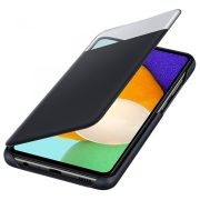   Samsung EF-EA725PBEGEW gyári S-View Samsung Galaxy A72 oldalra nyíló tok, fekete (Nincs ilyen termék, rossz feltöltés)