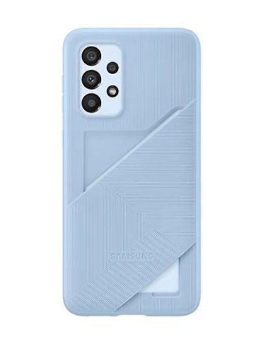 Samsung gyári Card Slot Cover Samsung Galaxy A33 5G (EF-OA336TLE) kártyatartós hátlap, tok, világoskék