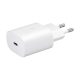 Samsung EP-TA800EWE USB-C gyári hálózati adapter, 25W, (doboz nélküli), fehér