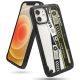 Ringke Fusion X Design ütésálló tok iPhone 12 mini, fekete