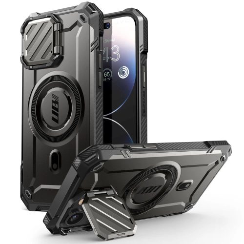 SUPCASE Unicorn Beetle XT MAG MAGSAFE iPhone 15 hátlap, tok, fekete