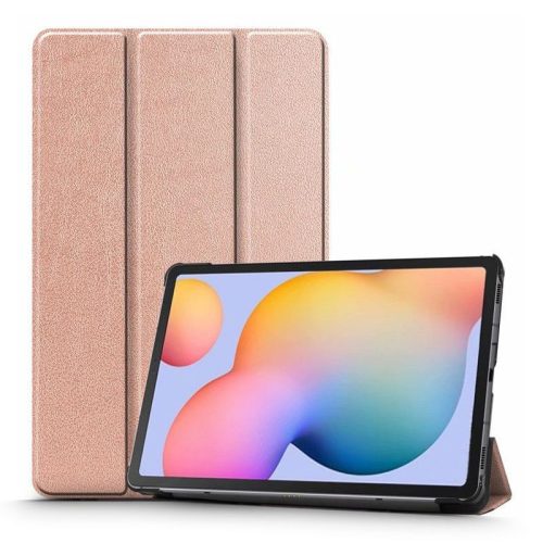 Tech-Protect Smartcase Samsung Galaxy Tab S6 Lite 10.4" P610/P615 (2020/2022) oldalra nyíló smart tok, rozé arany