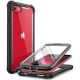 Supcase Iblsn Ares iPhone 7/8/SE 2020/2022 ütésálló tok és előlap, fekete