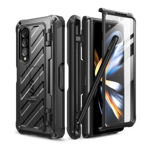 Supcase Unicorn Beetle Pro Pen Samsung Galaxy Z Fold 4 hátlap, tok, fekete