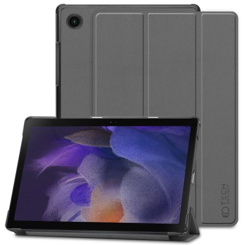 Tech-Protect Smartcase Samsung Galaxy Tab A8 10.5 X200/X205 oldalra nyíló okos tok, szürke