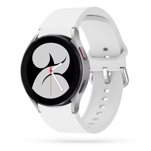 Tech-Protect Iconband Samsung Galaxy Watch 4 40/42/44/46mm szilikon óraszíj, fehér