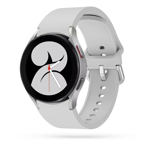 Tech-Protect Iconband Samsung Galaxy Watch 4 40/42/44/46mm szilikon óraszíj, szürke