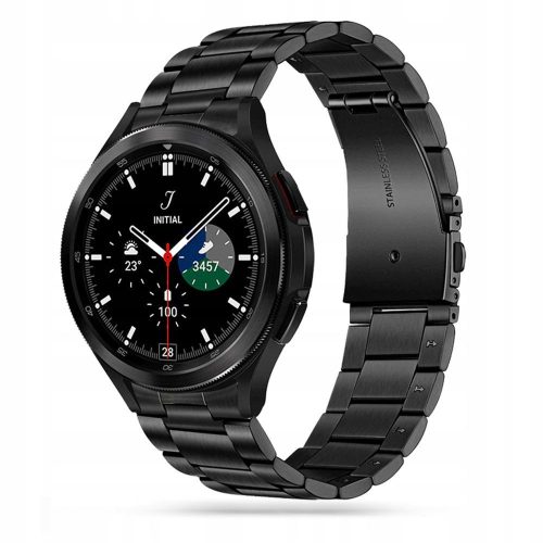 Tech-Protect Stainless Samsung Galaxy Watch 4 40/42/44/46mm fém óraszíj, fekete