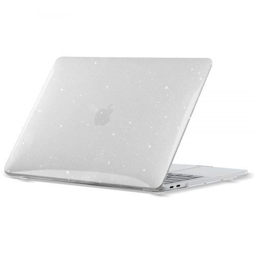 Tech-Protect Smartshell Glitter Macbook Air 13 2018-2020 tok, átlátszó