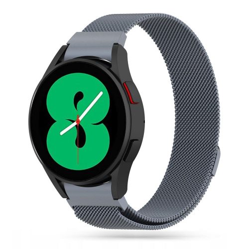 Tech-Protect Milaneseband Samsung Galaxy Watch 4 40/42/44/46mm fém óraszíj, szürke