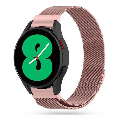 Tech-Protect Milaneseband Samsung Galaxy Watch 4 40/42/44/46mm fém óraszíj, rozé arany