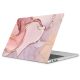 Tech-Protect Smartshell Glitter Macbook Air 13 2018-2020 tok, márványmintás, rózsaszín