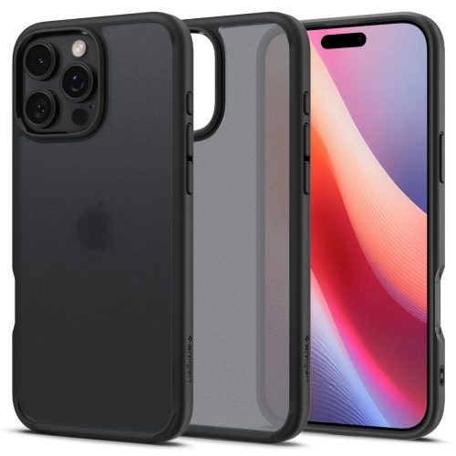 Spigen Ultra Hybrid iPhone 16 Pro tok, fekete