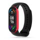 Tech-Protect Iconband Xiaomi Mi Smart Band 5/6/6/NFC/7 szilikon szíj, fekete-piros