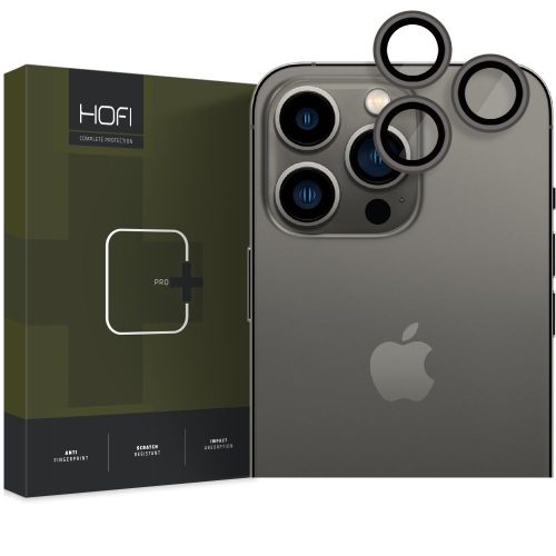 Hofi Camring iPhone 14 Pro/14 Pro Max kameravédő fémkeret, fekete