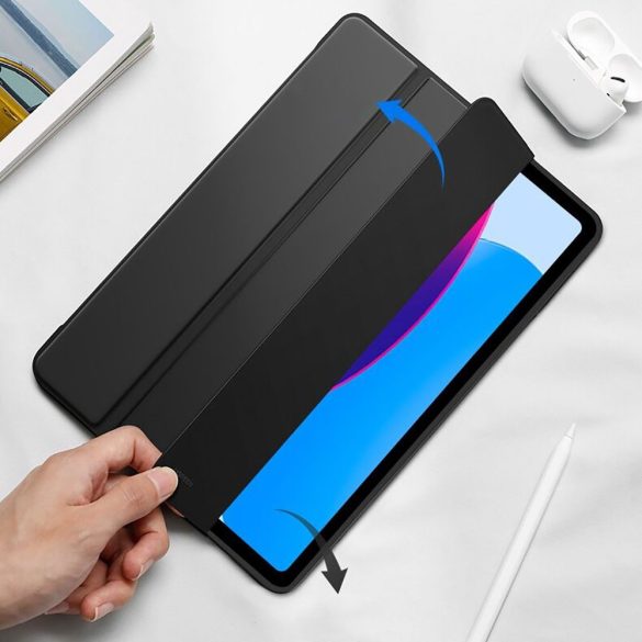 Tech-Protect Smartcase iPad 10.9", 10. gen. (2022) oldalra nyíló okos tok, fekete