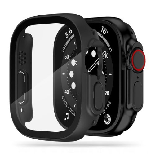 Tech-Protect Defense 360 Apple Watch Ultra (49 mm) előlap, fekete-átlátszó