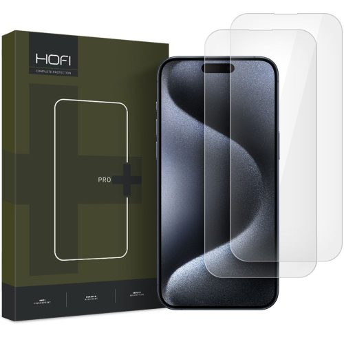 HOFI GLASS PRO+ 2 CSOMAG IPHONE 16 ÁTLÁTSZÓ