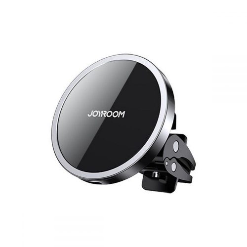 Joyroom JR-ZS240 Magnetic Car Mount MagSafe kompatibilis töltő és tartó, szellőzőrácsra, 15W, fekete