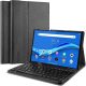 Tech-Protect Smartcase + Keyboard Lenovo Tab M10 10.1 3rd Gen TB-328 oldalra nyíló okos tok, billentyűzettel, fekete