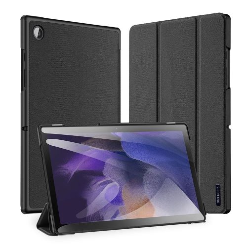 Dux Ducis Domo Series Samsung Galaxy Tab A8 10.5" X200/X205 (2021) oldalra nyíló smart tok, fekete