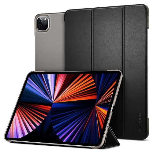 Spigen Smart Fold iPad Pro 11" (2021) oldalra nyíló smart tok, fekete