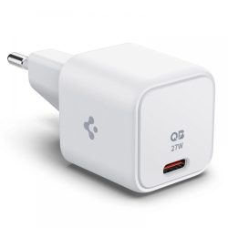   Spigen PE2103EU hálózati töltő adapter, gyorstöltő, USB-C, 25W, 3A, fekete