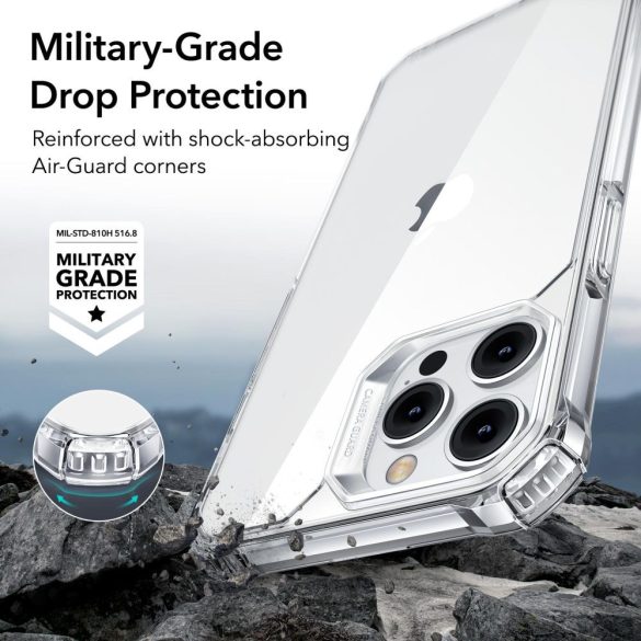 ESR Air Armor iPhone 14 Pro ütésálló hátlap, tok, átlátszó