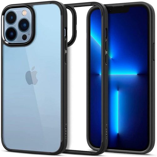 Spigen Ultra Hybrid tok iPhone 13 Pro Max 6,7", matt, fekete