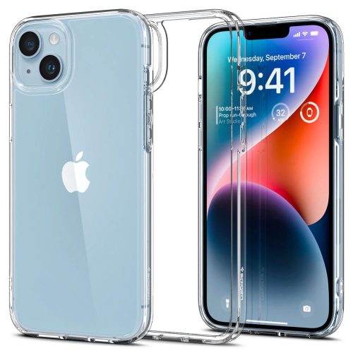 Spigen Ultra Hybrid iPhone 14 Crystal hátlap, tok, átlátszó