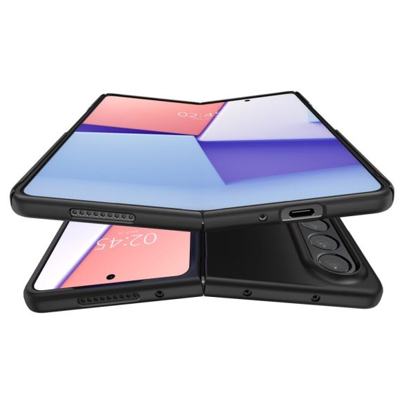 Spigen Airskin Samsung Galaxy Z Fold 4 hátlap, tok, fekete