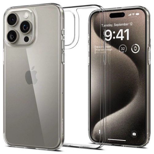 Spigen Air Skin hibrid tok iPhone 15 Pro Max 6,7", átlátszó